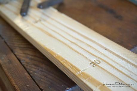 DIY: Medidor infantil de madera
