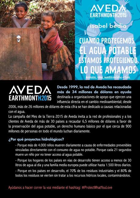 Isabel Bedia y Aveda Earth month 2015 A4 AVEDA2