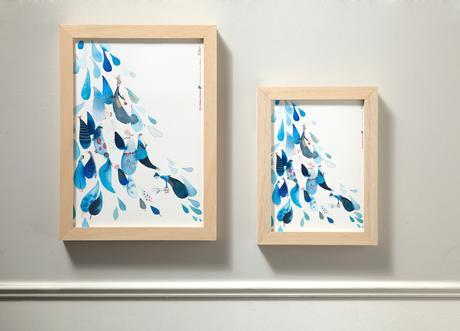 Isabel Bedia y Aveda Earth month 2015 acuarela agua