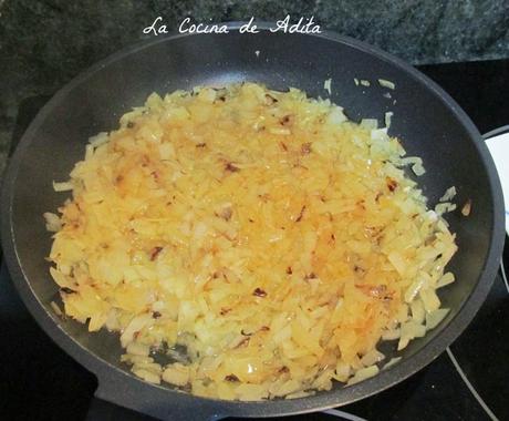 Lasaña de bonito en escabeche