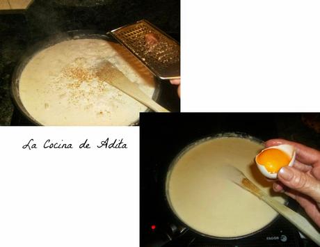 Lasaña de bonito en escabeche