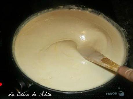 Lasaña de bonito en escabeche