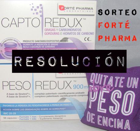 Resolución Sorteo Forté Pharma Semana Santa 2015