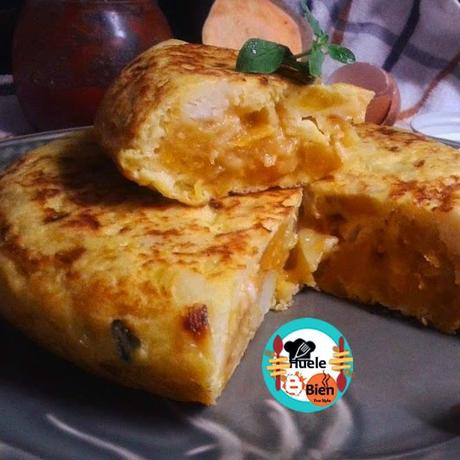 Tortilla de patatas y batata