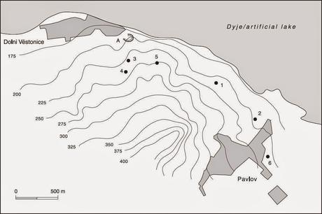 Reconstrucción virtual del yacimiento de Dolni Vestonice I.