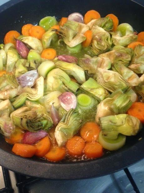 CABALLAS CON ALCACHOFAS EN ESCABEHE