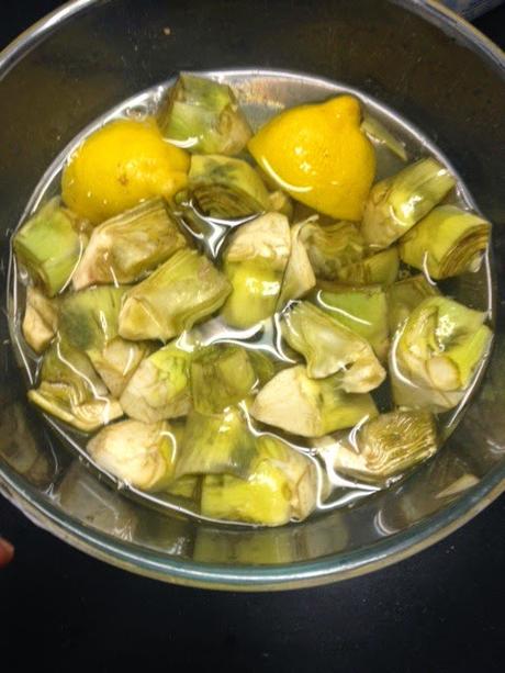 CABALLAS CON ALCACHOFAS EN ESCABEHE