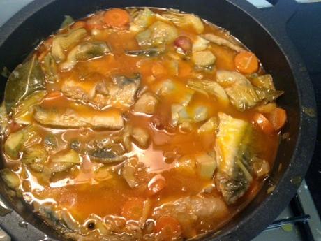 CABALLAS CON ALCACHOFAS EN ESCABEHE