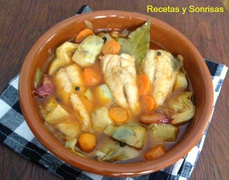 CABALLAS CON ALCACHOFAS EN ESCABEHE