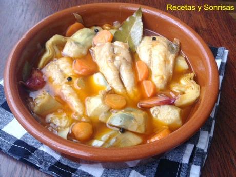 CABALLAS CON ALCACHOFAS EN ESCABEHE