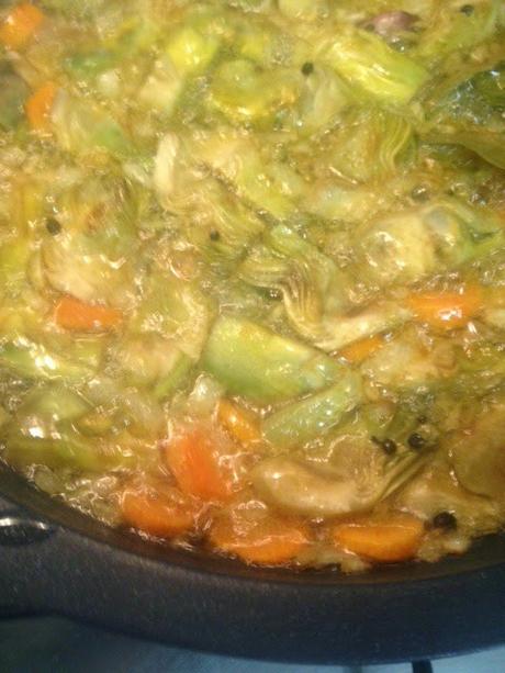 CABALLAS CON ALCACHOFAS EN ESCABEHE