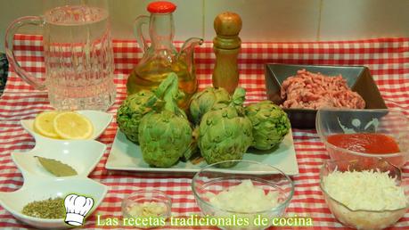 Receta fácil de alcachofas rellenas