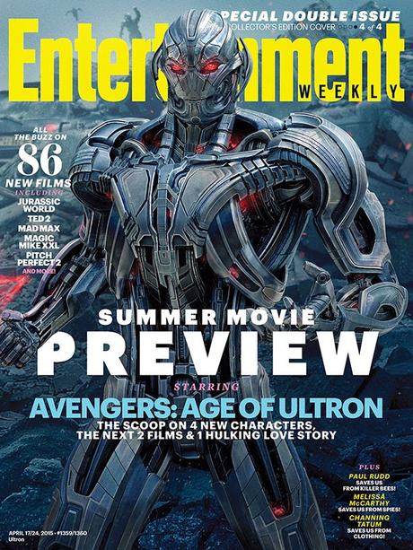 BANNER Y DIFERENTES PORTADAS PARA LA ENTERTAINMENT WEEKLY DE “VENGADORES: LA ERA DE ULTRÓN”