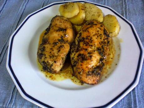 PECHUGAS ASADAS A LA ALBAHACA