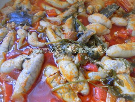 CAZUELA DE HUEVAS DE MERLUZA