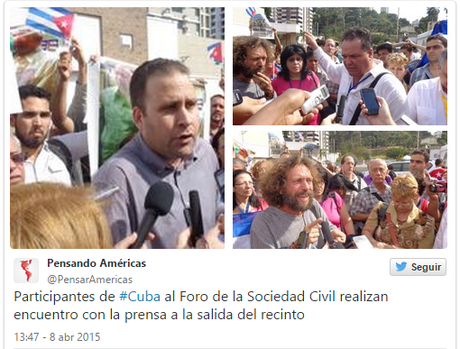 No pudieron humillar a la delegación cubana a foro de la sociedad civil en Panamá [+ video]