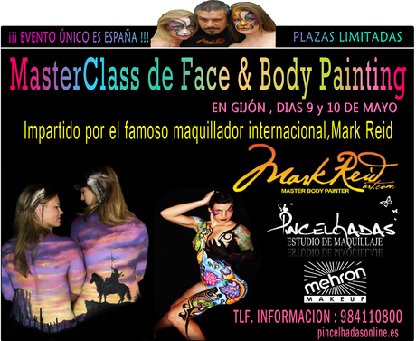 Curso Maquillaje Face and Body Paint en Gijon