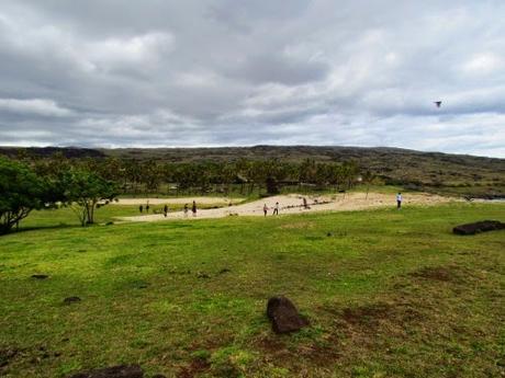 Playa de Anakena. Rapa Nui Playa de Anakena. Rapa Nui