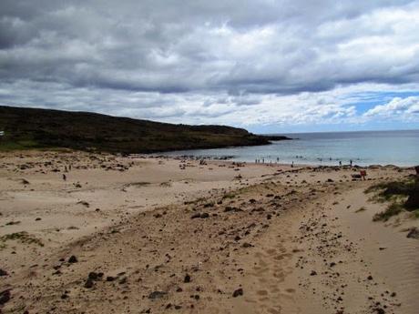 Playa de Anakena. Rapa Nui Playa de Anakena. Rapa Nui