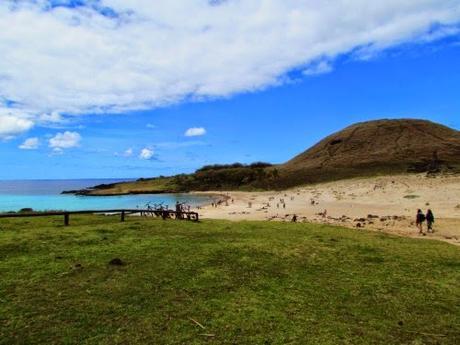 Playa de Anakena. Rapa Nui Playa de Anakena. Rapa Nui