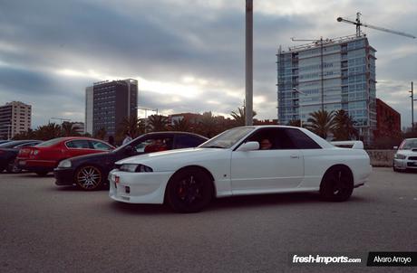 Nissan R32 & Civic Coupé