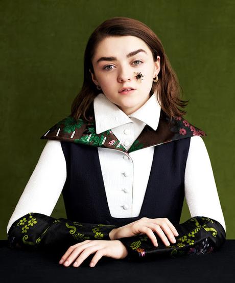 Maisie WIlliams portada de Dazed piensa que los adultos no tiene ni p--- idea