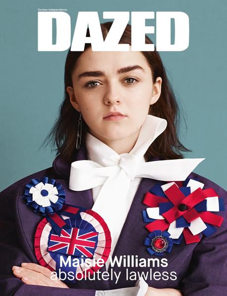 Maisie WIlliams portada de Dazed piensa que los adultos no tiene ni p--- idea