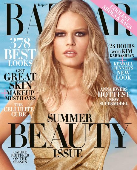 Anna Ewers portada de Harper's Bazaar