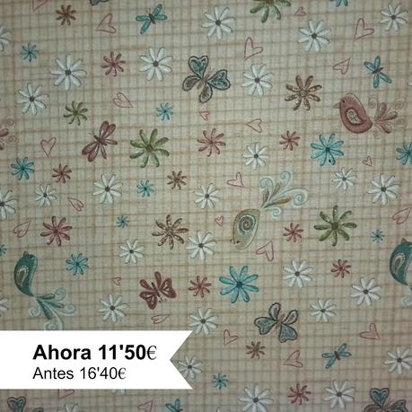 PRIMER ANIVERSARIO TIENDA Y OFERTA EN TELAS