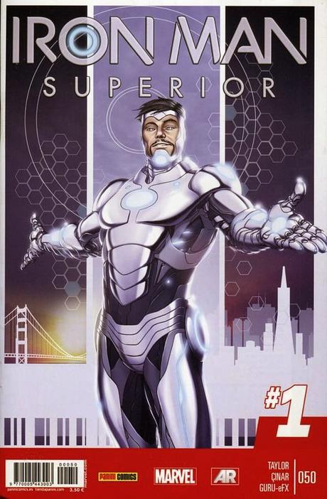Critiquita 435: Iron Man Superior nº 1/50, T. Taylor y Y. Çinar, Marvel-Panini 2015