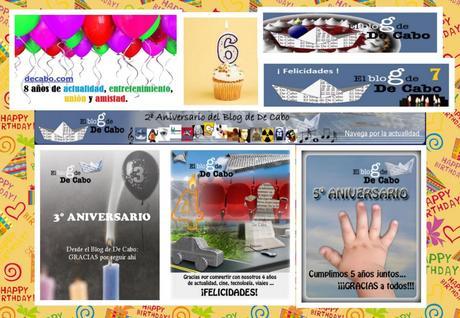 Uno, dos, tres… ocho!!! Felicidades 8aniversario_Collage