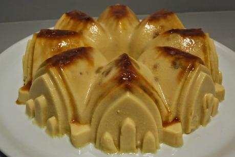 Flan de turrón