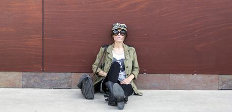 street style barbara crespo military skull motorbike boots hakei fashion blogger outfit blog de moda street style barbara crespo military skull motorbike boots hakei fashion blogger outfit blog de moda