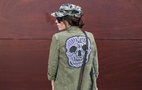 street style barbara crespo military skull motorbike boots hakei fashion blogger outfit blog de moda street style barbara crespo military skull motorbike boots hakei fashion blogger outfit blog de moda