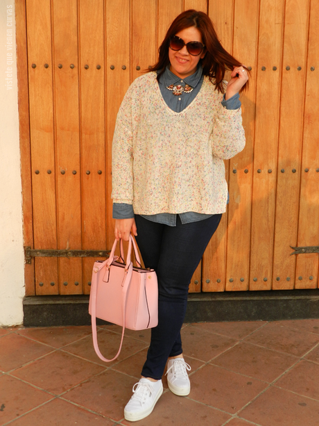 Camisa Denim Plus Size · Outfit