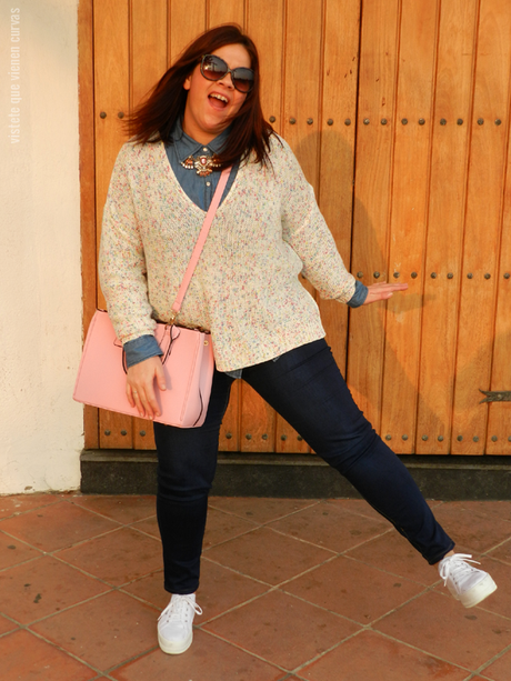 Camisa Denim Plus Size · Outfit