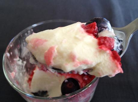 recetas tipo pudding recetas rápidas recetas italianas postres recetas faciles recetas delikatissen recetas caseras vasitos postres postres delikatissen Panna cotta con frambuesas y arándanos 