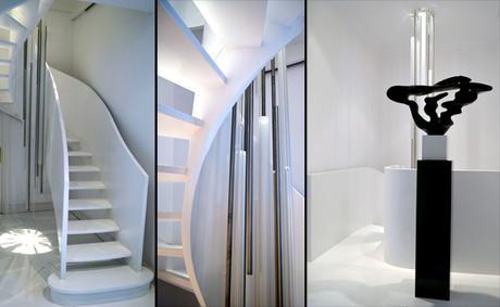 AL DETALLE: DISEÑO DE ESCALERA POR A-CERO, PARA UN INTERIORISMO EN LA CAPITAL.