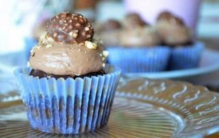 Cupcakes de Ferrero Rocher