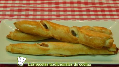 Flautas rellenas de anchoa