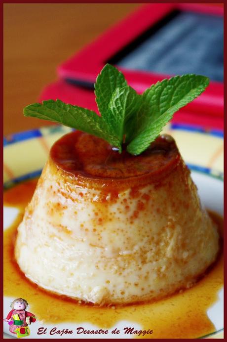 FLAN AL AROMA DE VAINILLA #entrelibrosandaelguiso