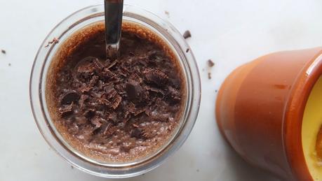 Receta de mamia o cuajada de leche de oveja y de chocolate Receta de mamia o cuajada de leche de oveja y de chocolate