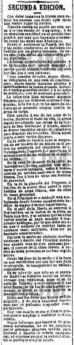 Pérez Galdós, la Noche de San Daniel y la Semana Santa de 1865