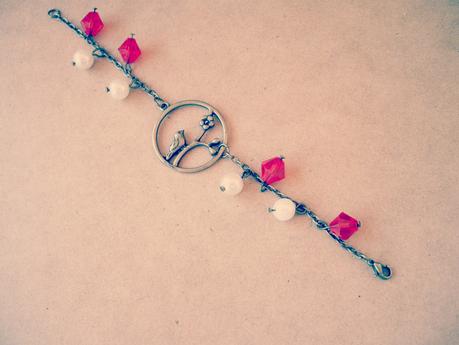 Mis Creaciones: Pulsera Bird in the cherry-tree