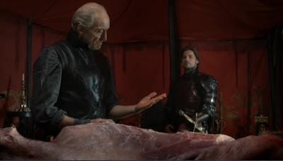 Tywin Lannister despiezando el venado - Juego de Tronos en los siete reinos