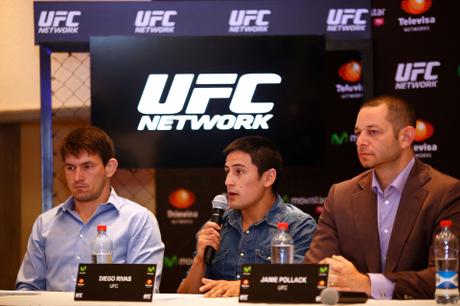 UFC se estrenó en Chile cc @ufc @MovistarChile @viax
