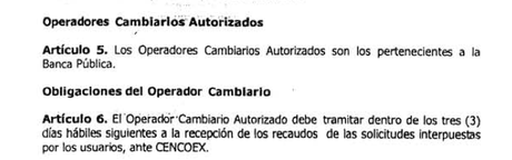 La Banca Pública será la única autorizada para tramitar divisas. ¿Que pasará con aquellos venezolanos que no posean Tarjeta de Crédito en la Banca Pública?