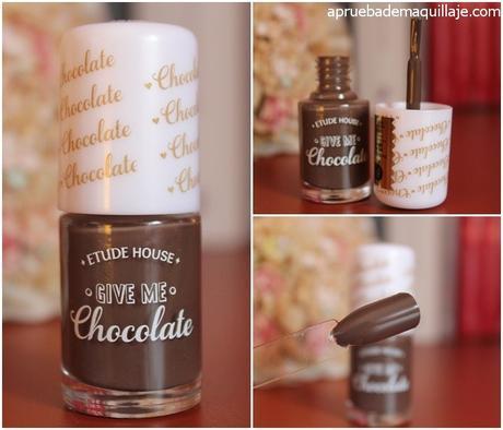 Esmalte de uñas Milk Cocoa de la colección Give Me Chocolate de Etude House