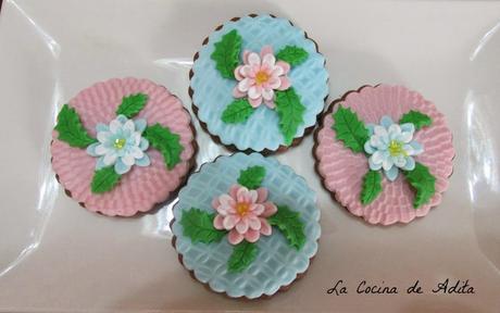 Galletas decoradas con fondant