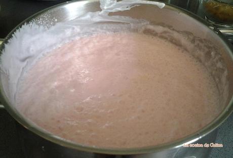 Tarta de queso y fresas